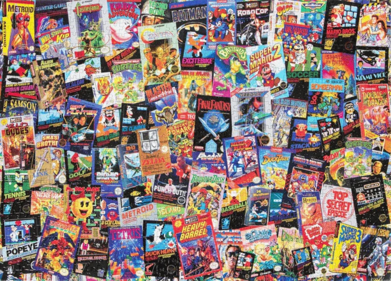 8 - Bit Armageddon Retro Video Game - 500/1000 PCS Wooden Jigsaw Puzzle - | TreeletPuzzle | High - Quality 1000 - Piece Wooden Puzzle