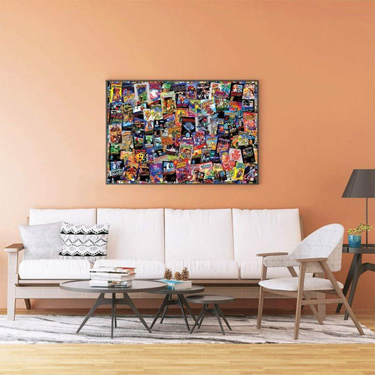 8 - Bit Armageddon Retro Video Game - 500/1000 PCS Wooden Jigsaw Puzzle - | TreeletPuzzle | High - Quality 1000 - Piece Wooden Puzzle