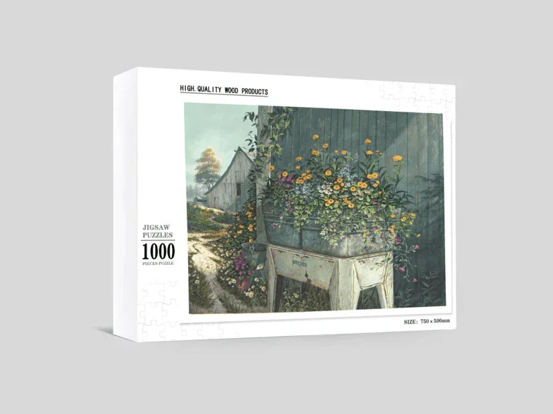 A Peaceful Retreat - 500/1000 PCS Wooden Jigsaw Puzzle - | TreeletPuzzle | High - Quality 1000 - Piece Wooden Puzzle