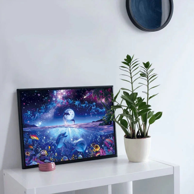 Celestial Ocean - 500/1000 PCS Wooden Jigsaw Puzzle - | TreeletPuzzle | High - Quality 1000 - Piece Wooden Puzzle