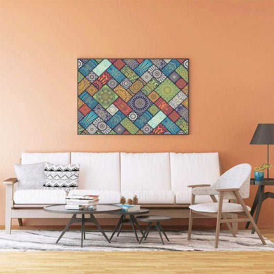 Colorful Mandala - 500/1000 PCS Wooden Jigsaw Puzzle - | TreeletPuzzle | High - Quality 1000 - Piece Wooden Puzzle