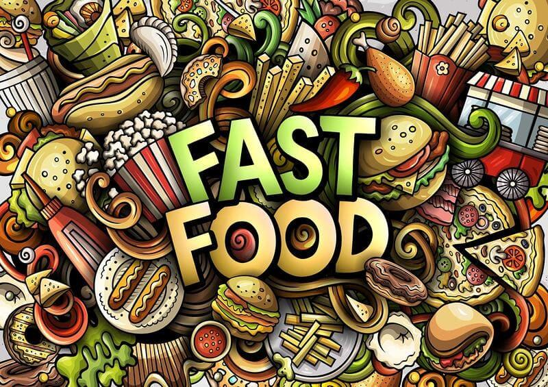 Fast Food Frenzy - 500/1000 PCS Wooden Jigsaw Puzzle - | TreeletPuzzle | High - Quality 1000 - Piece Wooden Puzzle