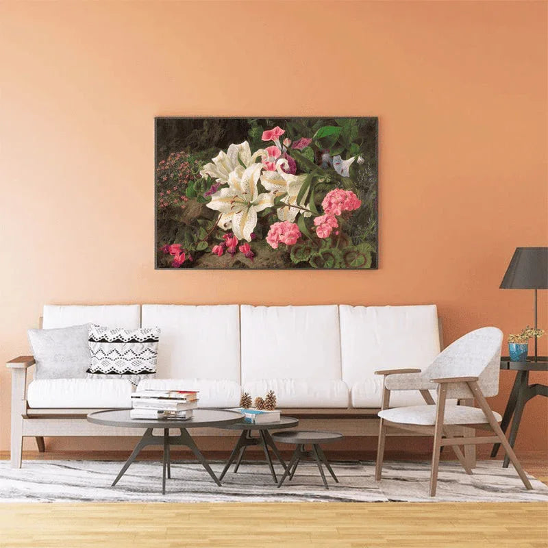 Golden - rayed Lily of Japan - 500/1000 PCS Wooden Jigsaw Puzzle - | TreeletPuzzle | High - Quality 1000 - Piece Wooden Puzzle