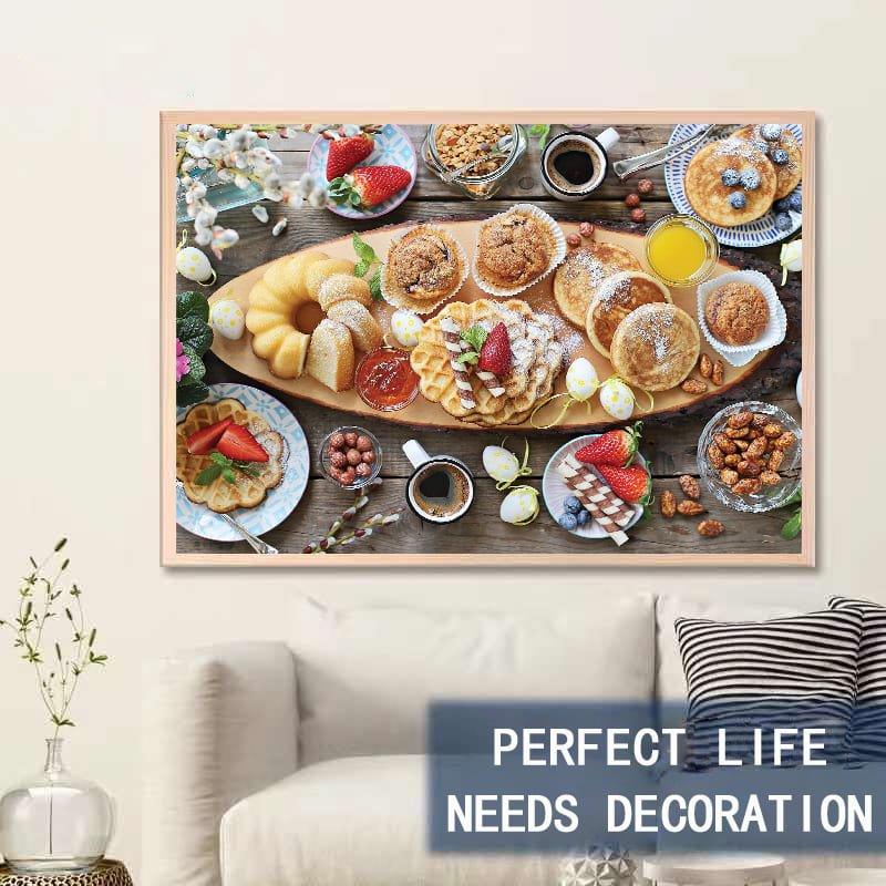 Morning Delights - 500/1000 PCS Wooden Jigsaw Puzzle - | TreeletPuzzle | High - Quality 1000 - Piece Wooden Puzzle