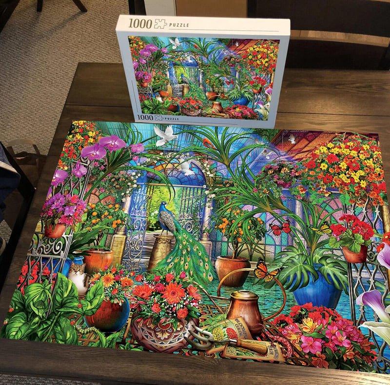 The Secret Greenhouse - 500/1000 PCS Wooden Jigsaw Puzzle - | TreeletPuzzle | High - Quality 1000 - Piece Wooden Puzzle