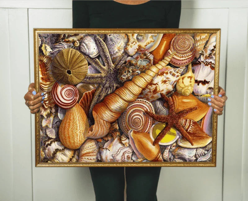 Tidal Watercolor - 500/1000 PCS Wooden Jigsaw Puzzle - | TreeletPuzzle | High - Quality 1000 - Piece Wooden Puzzle