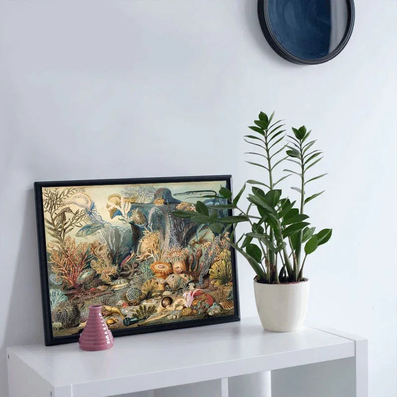 Vintage Marine Life - 500/1000 PCS Wooden Jigsaw Puzzle - | TreeletPuzzle | High - Quality 1000 - Piece Wooden Puzzle