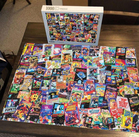 8 - Bit Armageddon Retro Video Game - 500/1000 PCS Wooden Jigsaw Puzzle - | TreeletPuzzle | High - Quality 1000 - Piece Wooden Puzzle