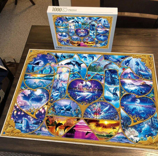 A Dream of the Sea - 500/1000 PCS Wooden Jigsaw Puzzle - | TreeletPuzzle | High - Quality 1000 - Piece Wooden Puzzle