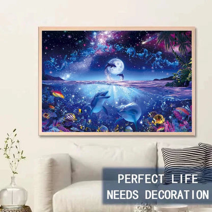 Celestial Ocean - 500/1000 PCS Wooden Jigsaw Puzzle - | TreeletPuzzle | High - Quality 1000 - Piece Wooden Puzzle