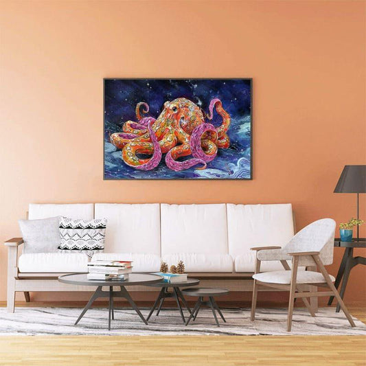 Celestial Octopus - 500/1000 PCS Wooden Jigsaw Puzzle - | TreeletPuzzle | High - Quality 1000 - Piece Wooden Puzzle