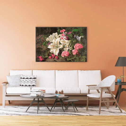 Golden - rayed Lily of Japan - 500/1000 PCS Wooden Jigsaw Puzzle - | TreeletPuzzle | High - Quality 1000 - Piece Wooden Puzzle