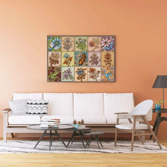 Tapestry Botanicals - 500/1000 PCS Wooden Jigsaw Puzzle - | TreeletPuzzle | High - Quality 1000 - Piece Wooden Puzzle