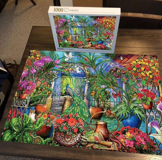 The Secret Greenhouse - 500/1000 PCS Wooden Jigsaw Puzzle - | TreeletPuzzle | High - Quality 1000 - Piece Wooden Puzzle