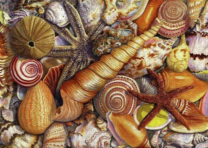 Tidal Watercolor - 500/1000 PCS Wooden Jigsaw Puzzle - | TreeletPuzzle | High - Quality 1000 - Piece Wooden Puzzle