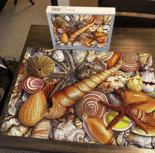 Tidal Watercolor - 500/1000 PCS Wooden Jigsaw Puzzle - | TreeletPuzzle | High - Quality 1000 - Piece Wooden Puzzle