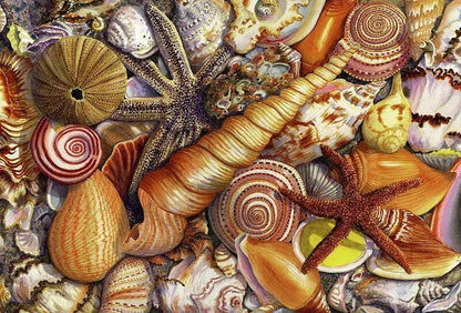 Tidal Watercolor - 500/1000 PCS Wooden Jigsaw Puzzle - | TreeletPuzzle | High - Quality 1000 - Piece Wooden Puzzle